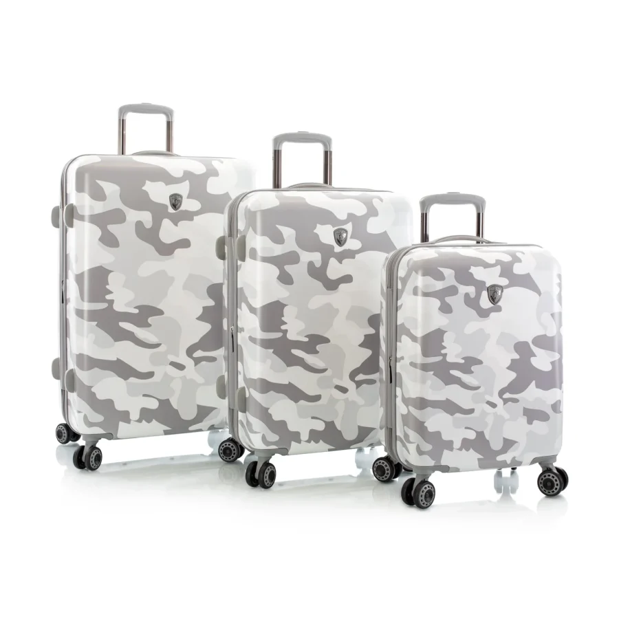 WHITE CAMO FASHION SPINNERS® 3PC SET
