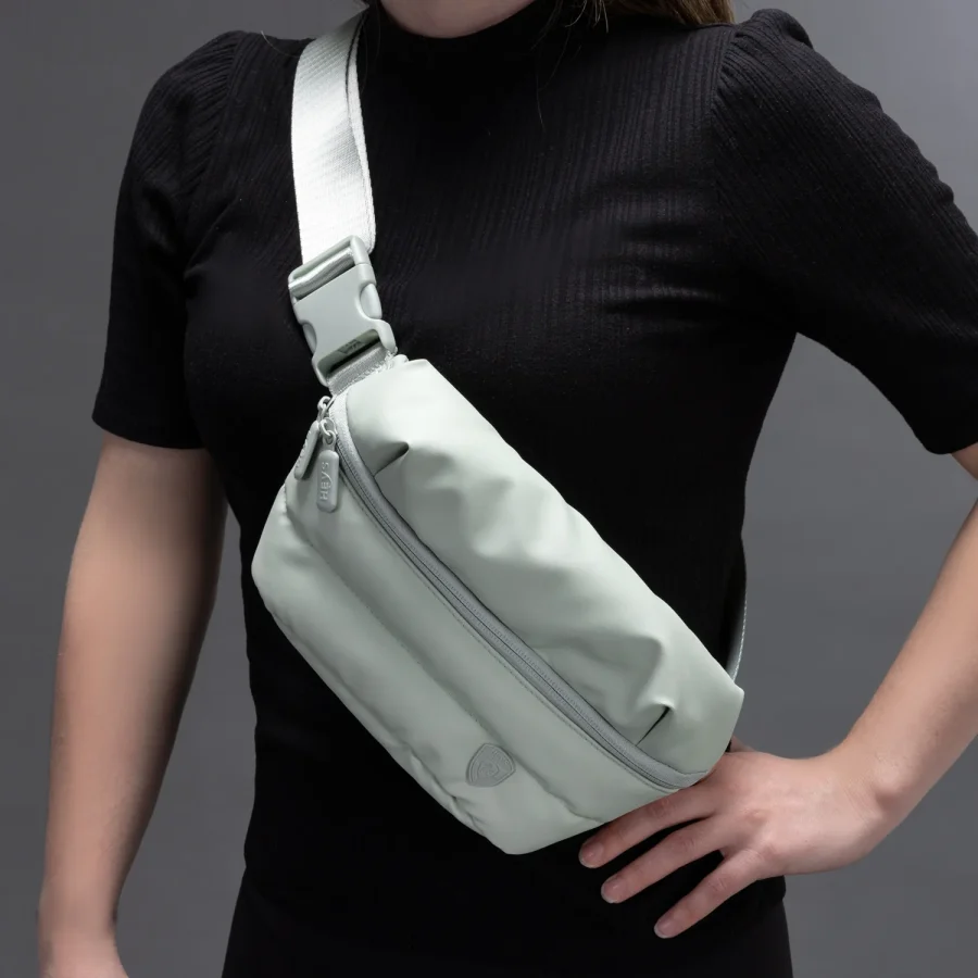 The Heys Puffer Mini Waist Bag – Sage Green – Heys Philippines