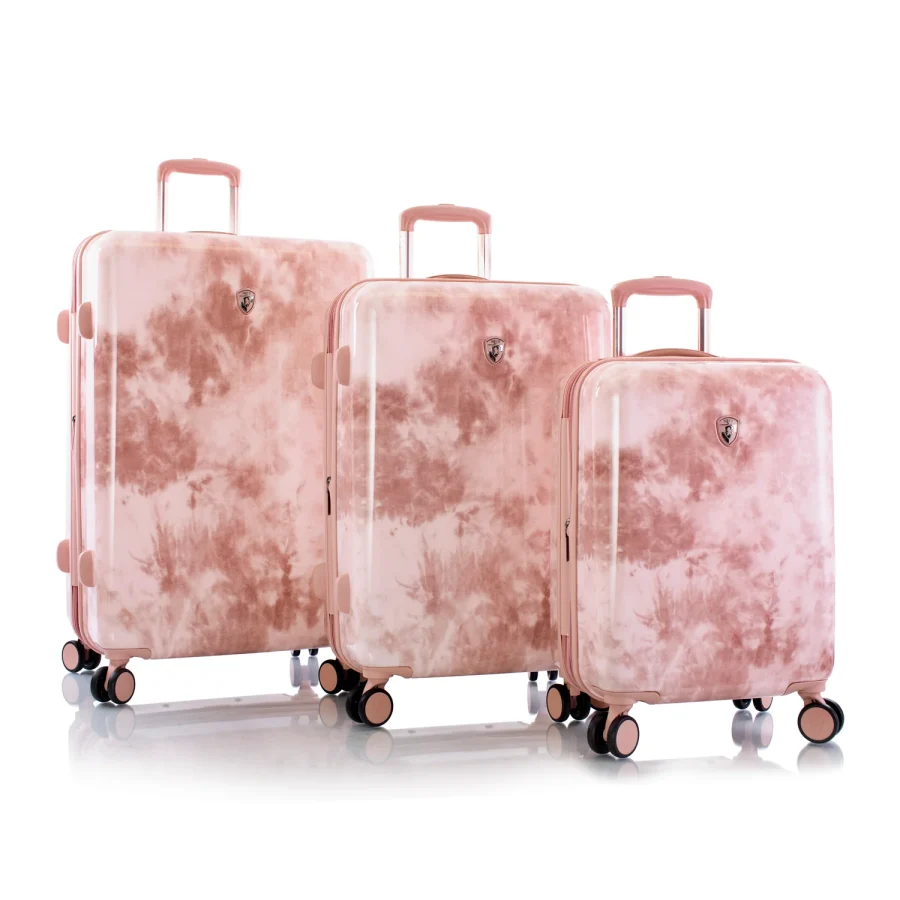 TIE-DYE ROSE FASHION SPINNER™ 3PC LUGGAGE SET