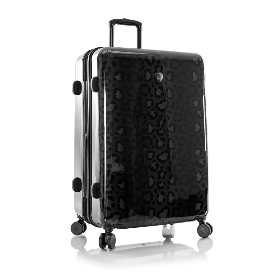 BLACK LEOPARD FASHION SPINNER™ 30'' LUGGAGE