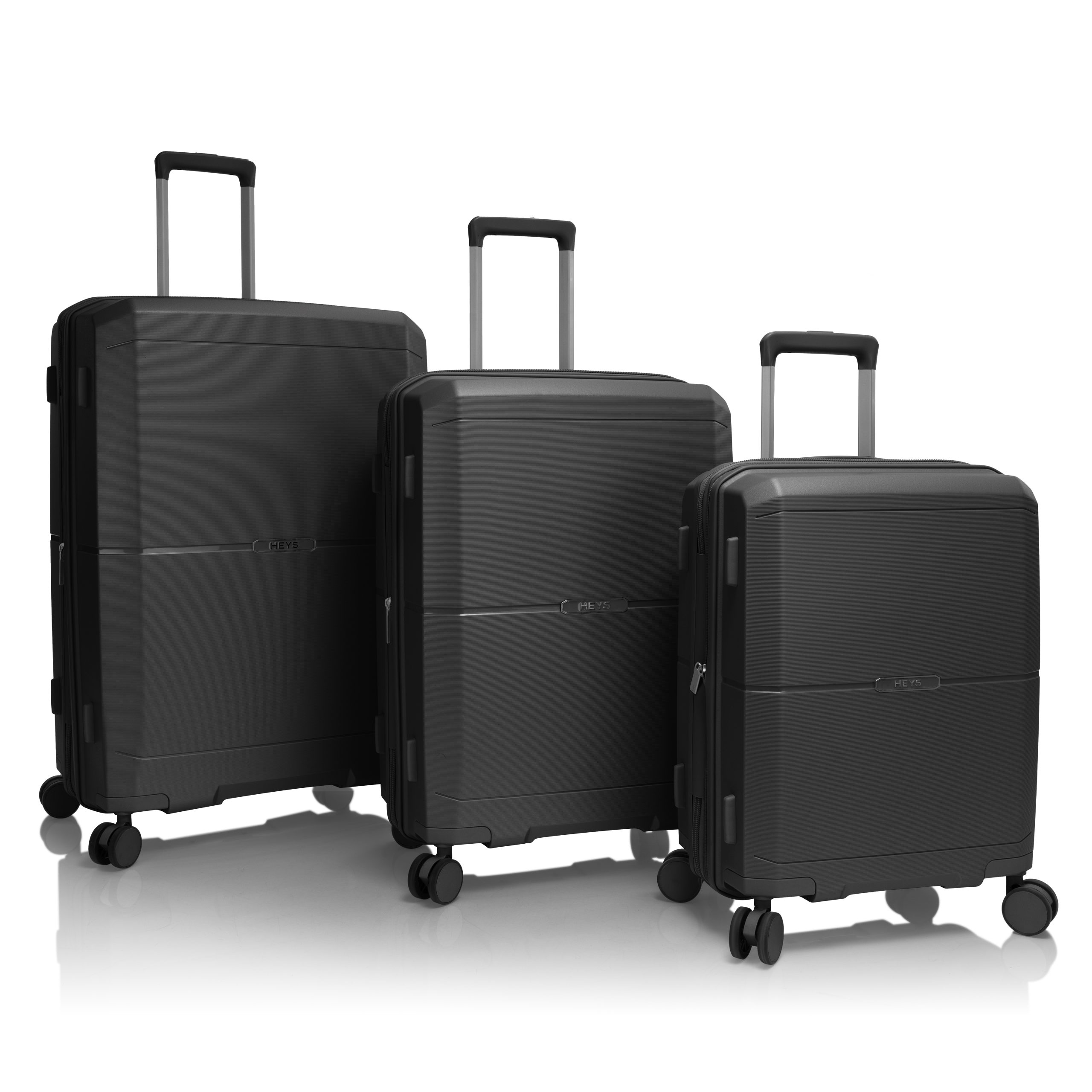 ZENITH 3PC SET LUGGAGE – BLACK – Heys Philippines - Main Image