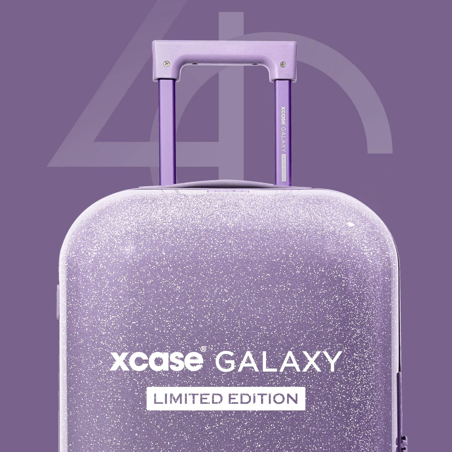 Heys xCase Galaxy 21″ Carry-On Luggage Limited Edition - Cosmic Amethyst - Image 3