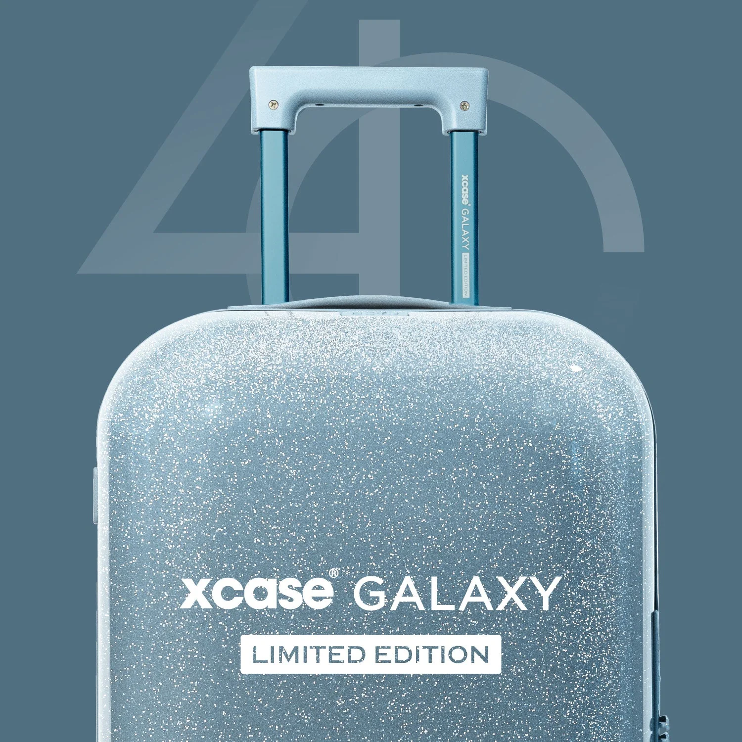 Heys xCase Galaxy 21″ Carry-On Luggage Limited Edition – Blue Quasar - Image 3