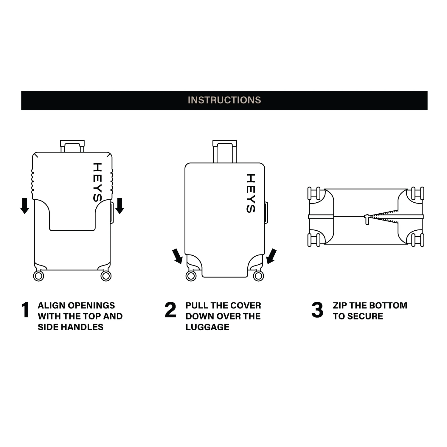 Heys 21" Luggage Cover | Small - Image 14